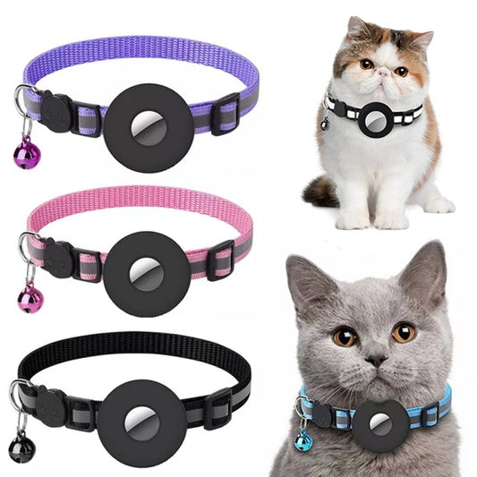 Waterproof Nylon Pet Collar with AirTag Holder – Keep Your Pet Safe Anywhere - Super Tech Bargains