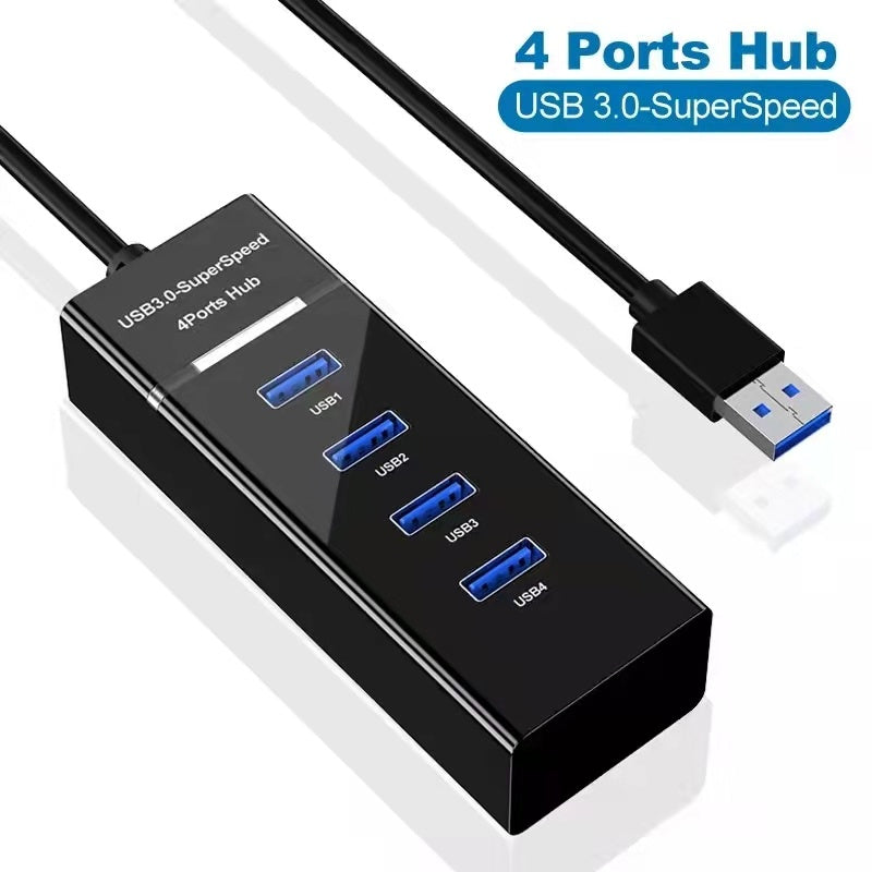 4 In 1 2.0 3.0 USB HUB Splitter - Super Tech Bargains