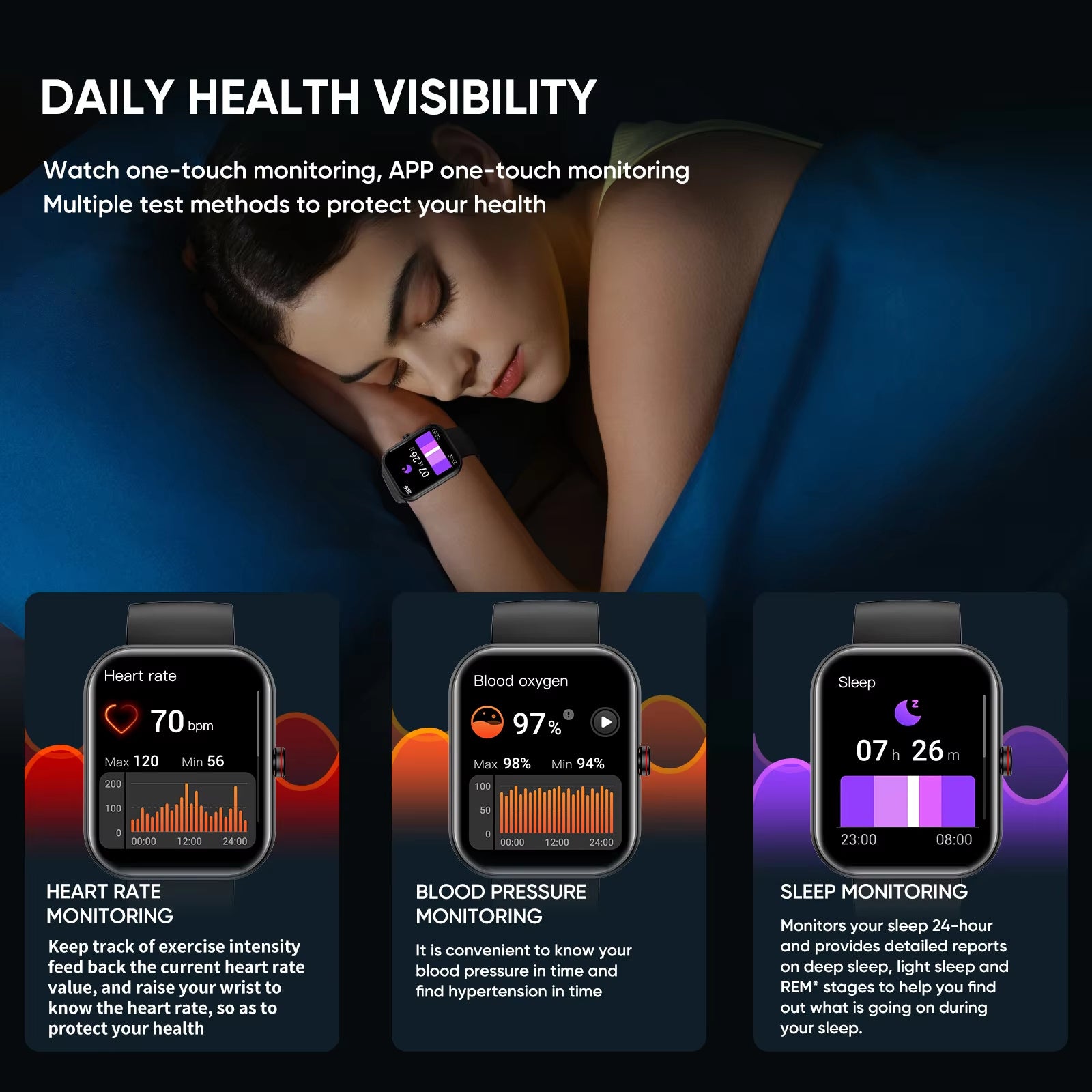A221 Smartwatch – Large Display, Bluetooth Calling, AI Voice Assistant, Waterproof Fitness Tracker for Men & Women - Super Tech Bargains