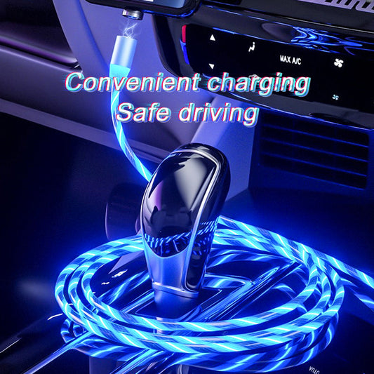 USB Cable LED Magnet Charger Type-C lightening - Super Tech Bargains