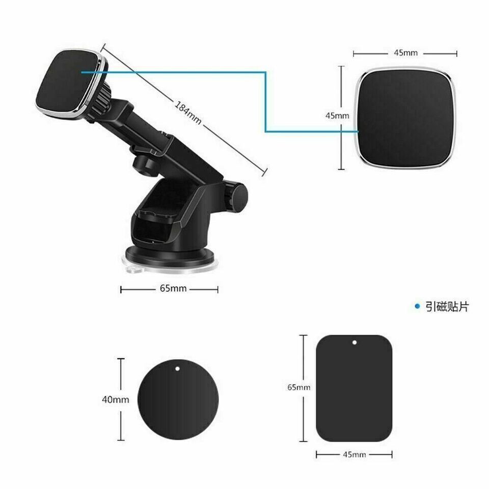Powerful Magnetic Car Phone Mount – 360° Adjustable Windshield & Dashboard Holder for iPhone, Samsung & More - Super Tech Bargains