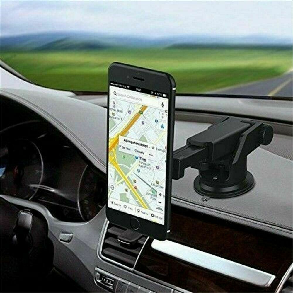 Powerful Magnetic Car Phone Mount – 360° Adjustable Windshield & Dashboard Holder for iPhone, Samsung & More - Super Tech Bargains