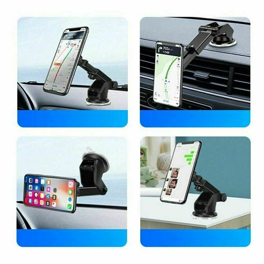 Powerful Magnetic Car Phone Mount – 360° Adjustable Windshield & Dashboard Holder for iPhone, Samsung & More - Super Tech Bargains