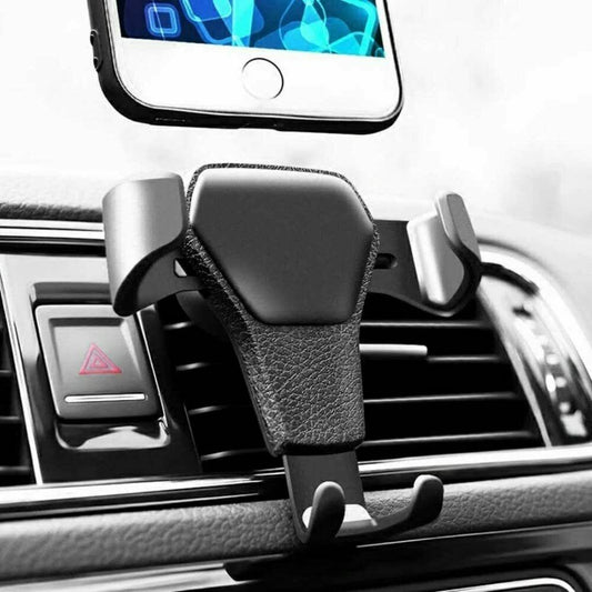 Universal Auto-Clamp Air Vent Car Phone Holder - For iPhone, Samsung & More (4.0"–6.5") - Super Tech Bargains