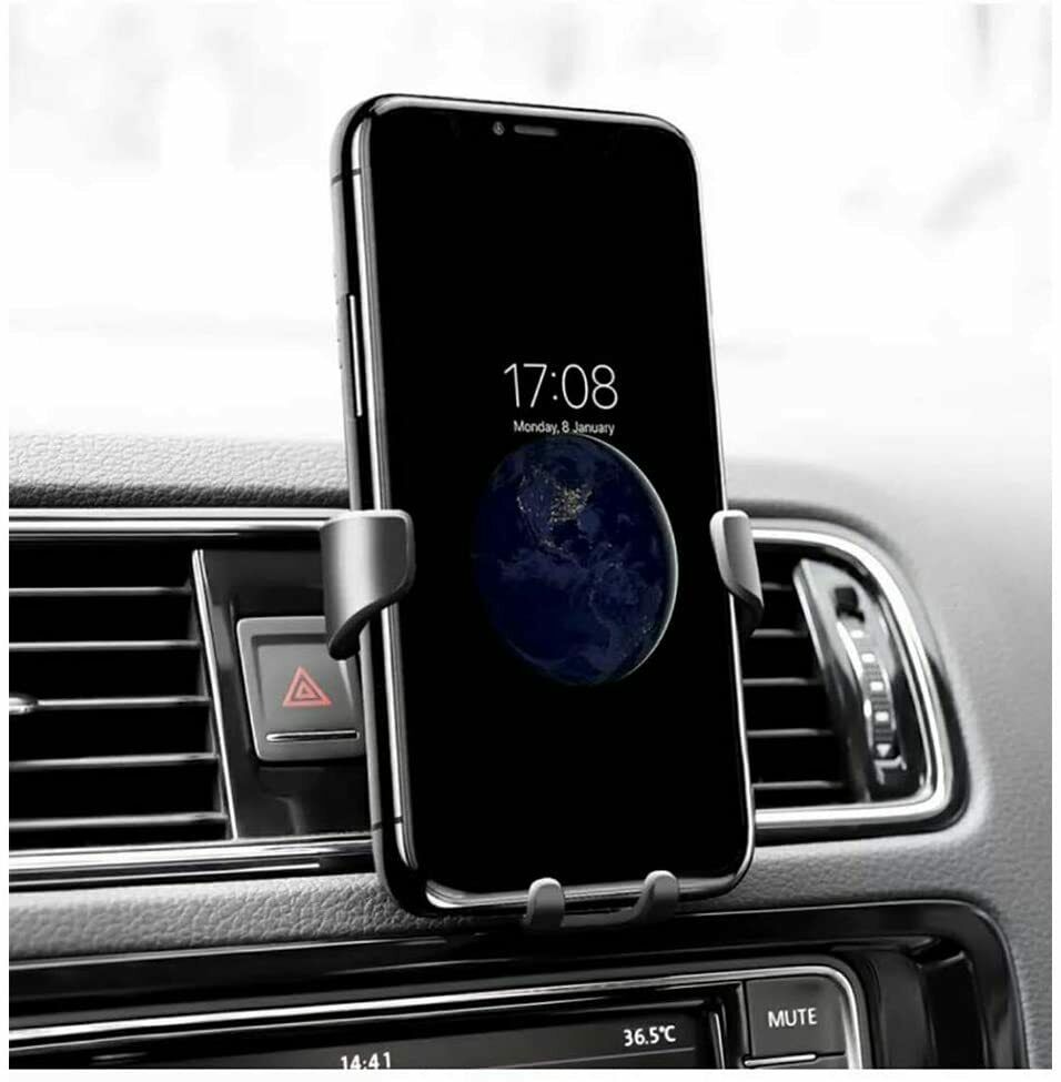 Universal Auto-Clamp Air Vent Car Phone Holder - For iPhone, Samsung & More (4.0"–6.5") - Super Tech Bargains