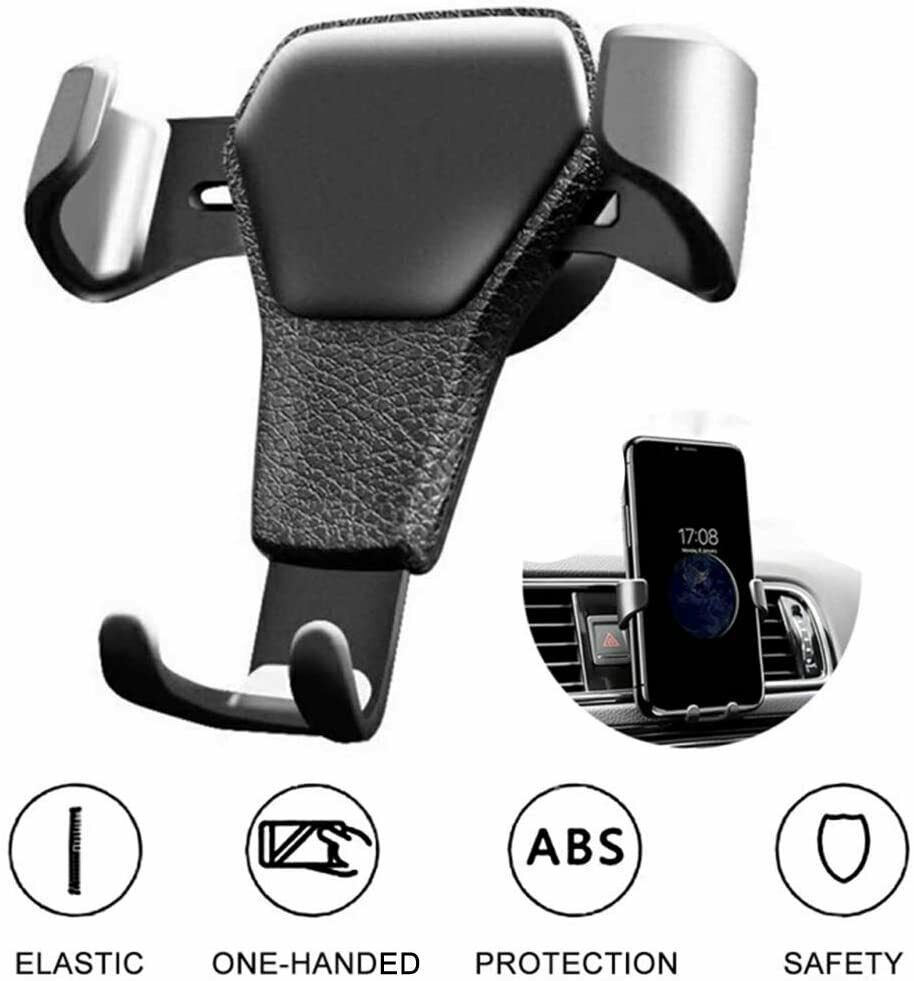 Universal Auto-Clamp Air Vent Car Phone Holder - For iPhone, Samsung & More (4.0"–6.5") - Super Tech Bargains