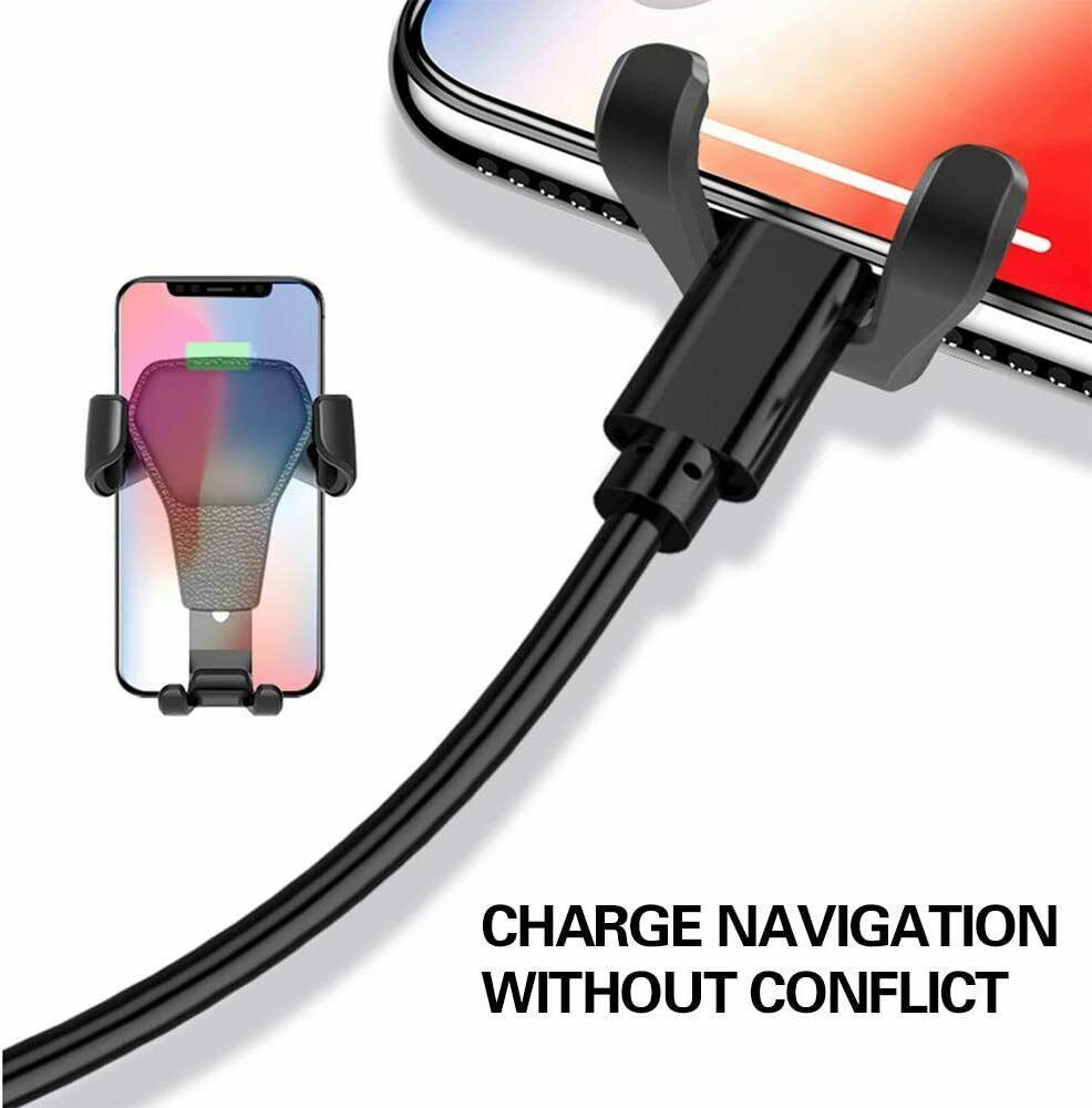 Universal Auto-Clamp Air Vent Car Phone Holder - For iPhone, Samsung & More (4.0"–6.5") - Super Tech Bargains