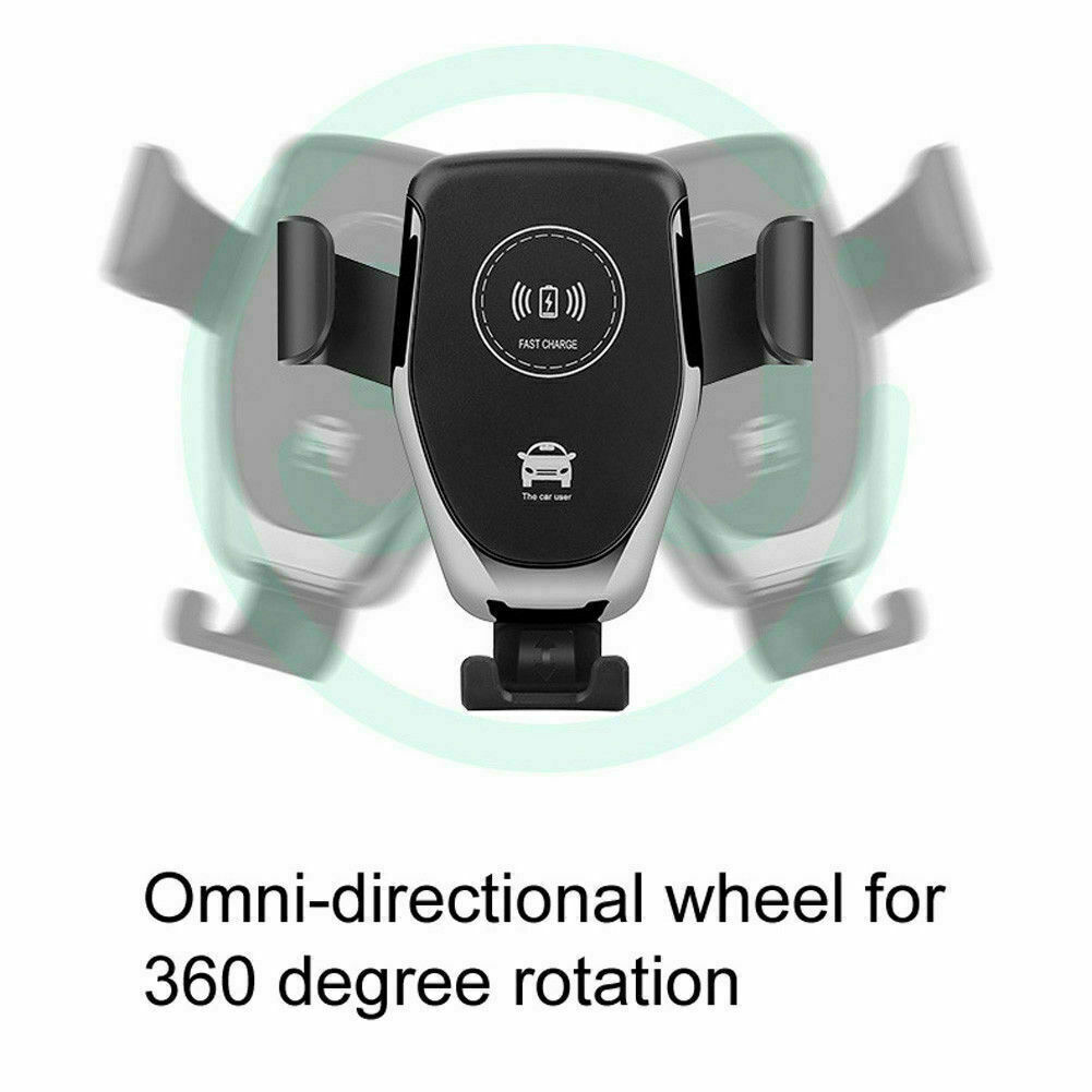 Wireless Fast Car Charger Mount with Auto-Clamping - Super Tech Bargains