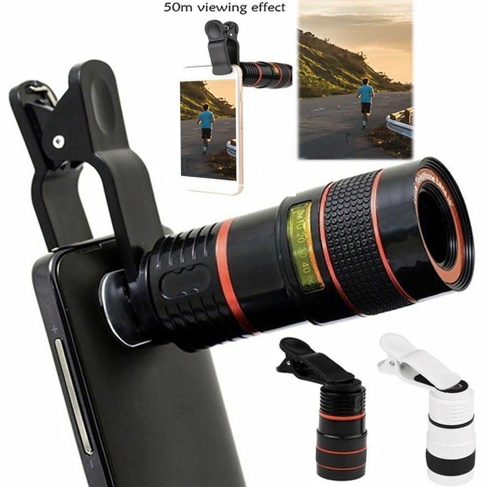 8X Zoom Clip-On photo Lens for Smartphones – For iPhone, Samsung, Android - Super Tech Bargains