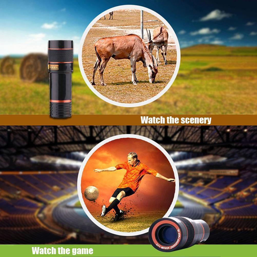 8X Zoom Clip-On photo Lens for Smartphones – For iPhone, Samsung, Android - Super Tech Bargains