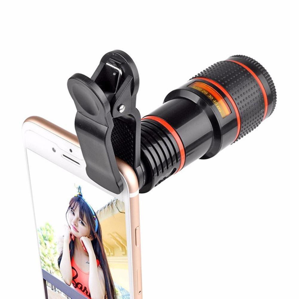 8X Zoom Clip-On photo Lens for Smartphones – For iPhone, Samsung, Android - Super Tech Bargains