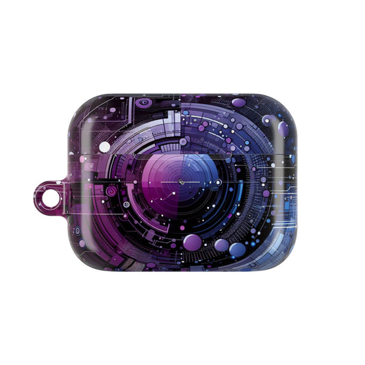 Futuristic AirPod Case - Stylish Galaxy Design for Tech Lovers - Super Tech Bargains
