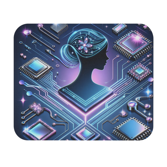 Women's Mouse Pad - Tech inspired design for ladies